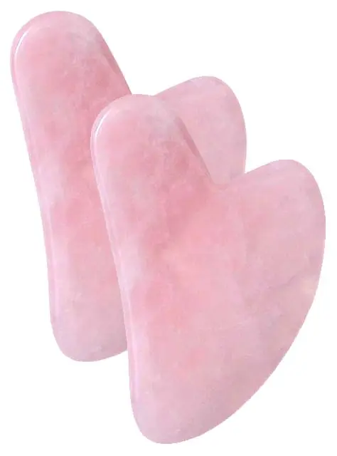 Lot 2 Pierres de massage rose