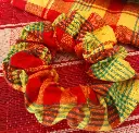 Chouchou Madras orange artisanal
