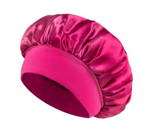 Bonnet de nuit en satin