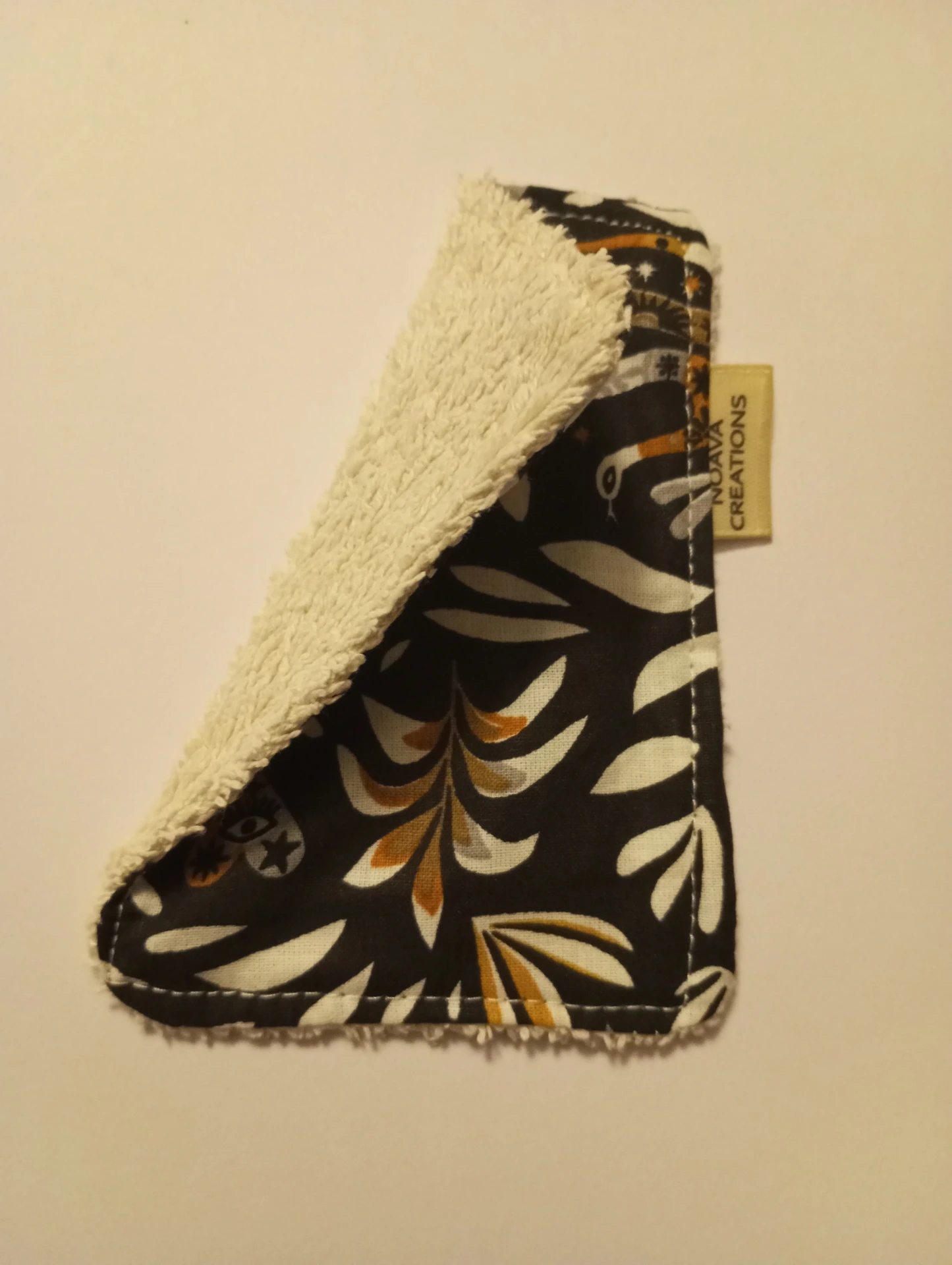 Lot 4 Lingettes lavables "Forêt noire"